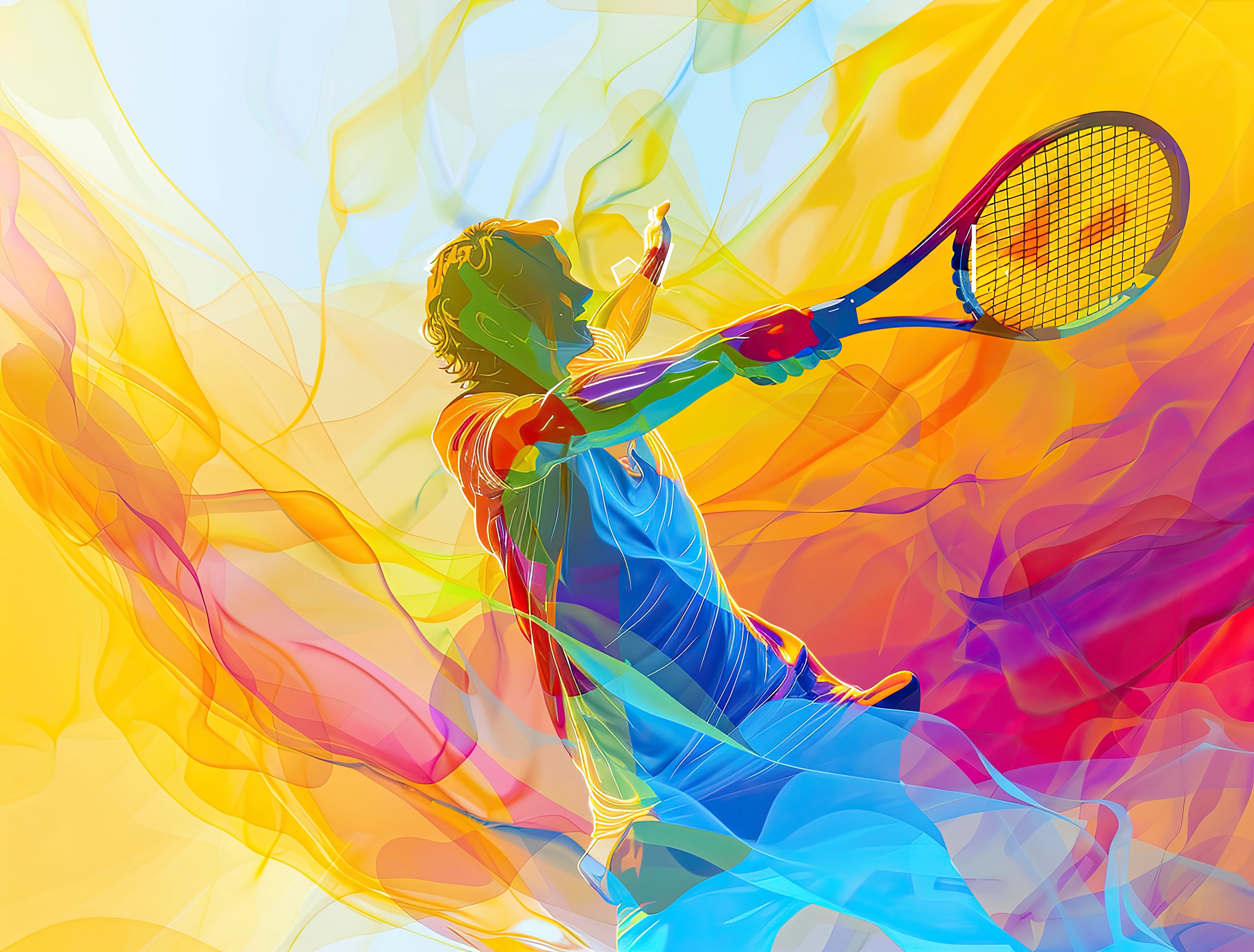 Tennis court background